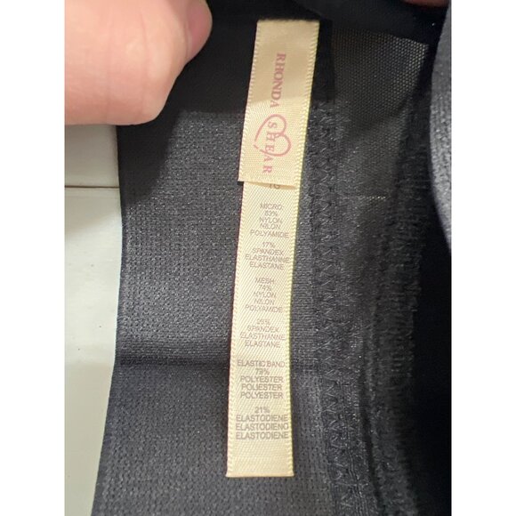 Rhonda Shear 2 Pack Molded Cup Bra with Wrap Back Size XL Black Beige Intimate - Picture 4 of 9